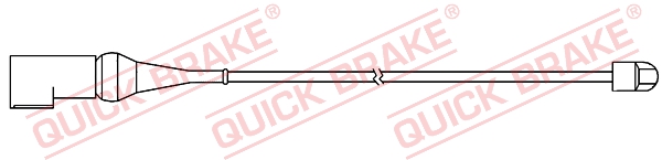 Czujnik zużycia klocka